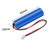 Акумулятор Li-ion 18650 з JST роз'ємом UKC 3.7V 1200 mAh, фото 3