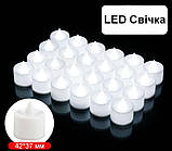 Світлодіодна LED свічка Candle White, фото 3