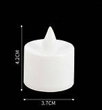 Світлодіодна LED свічка Candle White 24 штуки в комплекті, фото 5
