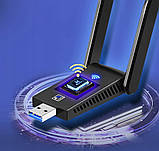 Дводіапазонний USB 3.0 Wi-Fi адаптер 2.4/5GHz 1300 Mbps, фото 2
