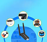 Дводіапазонний USB 3.0 Wi-Fi адаптер 2.4/5GHz 1300 Mbps, фото 6