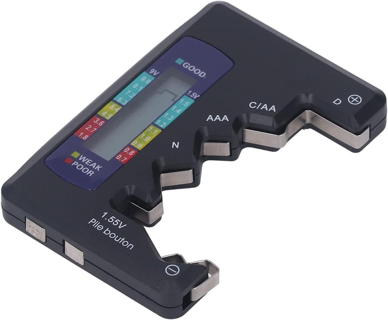 Універсальний цифровий тестер заряду батарей AA, AAA, Крона BT-886 LCD Black