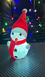 Світлодіодний сніговик новорічна іграшка декорація Snowman Lovely Model-8, фото 5