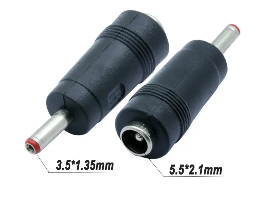 Адаптер роз'єму DC 5.5*2.1 на 3.5*1.35, фото 1