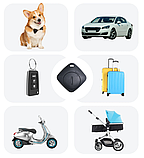 Трекер локатор для пошуку предметів AIYATO Black працює з Apple Find My, фото 3