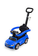 Машинка для катания Caretero (Toyz) Mercedes AMG C63 с родительской ручкой Blue