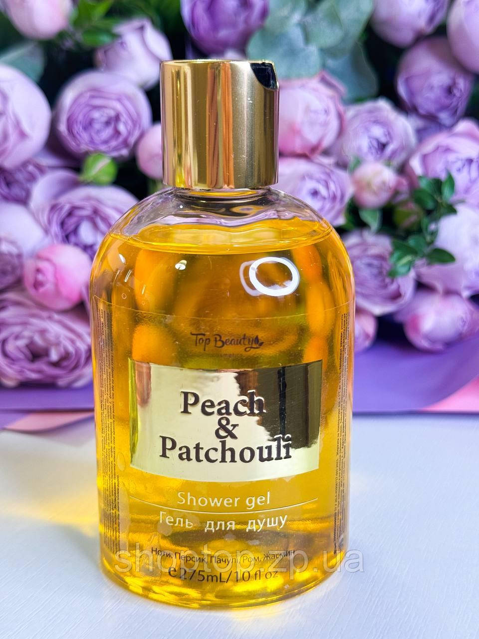 Гель для душу парфумований Top Beauty Peach & Patchouli 275 мл, фото 1
