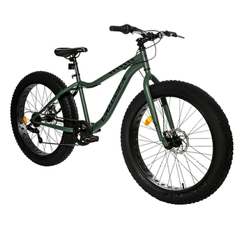 Велосипед фэтбайк Crosser Fat Bike 24" Зелений
