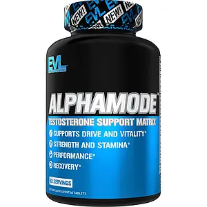 (уцінка термін по 9.25) Для підвищення тестостерону Evlution Nutrition AlphaMode 60 таб. (30 порц.)