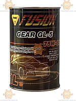 Масло трансмиссионное 75W80 Gear OIL API GL-4/GL-5, MIL L 2105C, FORD WSD-M2C200-C 1л (FUSION Германия)