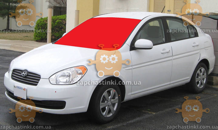 Скло лобове HYUNDAI ACCENT після 2010 р. (пр. AGC Завод) ГС 96716 (запобігання 750 грн), фото 2