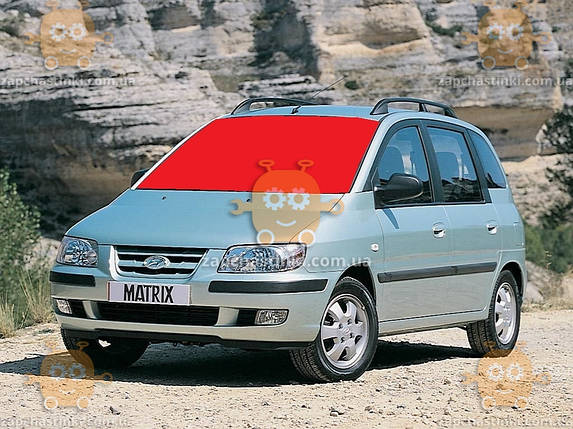 Скло лобове HYUNDAI MATRIX після 2001 р. (пр.о AGC Завод) ГС 101414 (запобігання 500 грн), фото 2