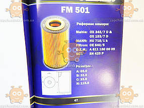Масляний фільтр MERCEDES (пр-во FUSION Німеччина) ФЮ FM 501