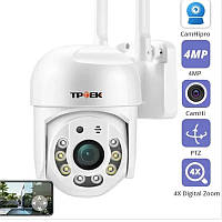 WiFi IP Camera, 4Mp, 1/3", наружная, поворотная, слот microSD, ночной режим, 4К