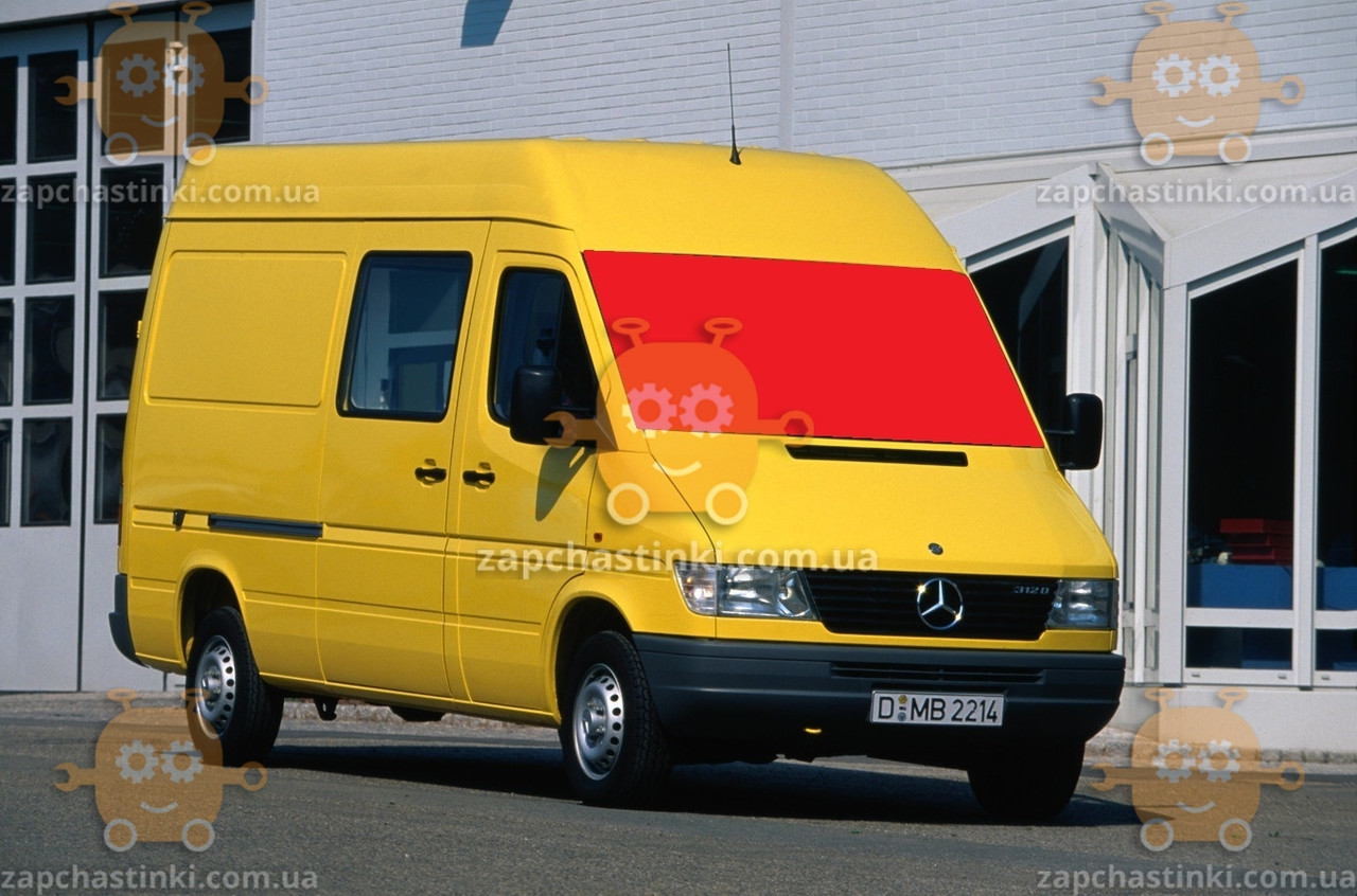 Скло лобове MERCEDES SPRINTER, VW LT 1995-06г. високе (пр. AGC Завод) ГС 97336 (запобігання 500 грн)