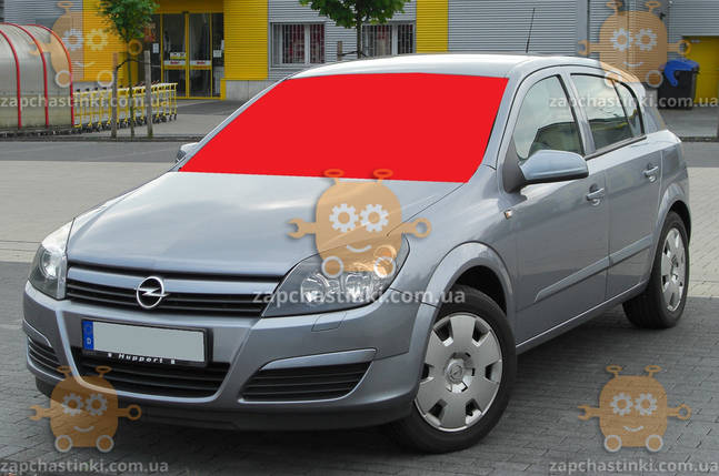 Скло лобове Opel Astra H після 2004 р. (пр.о AGC Завод) ГС 98883 (запорошення 400 грн), фото 2