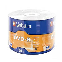 Диск Verbatim 4.7Gb -16x (Wrap 50) DVD-R DataLife 43791(Акция!!!)