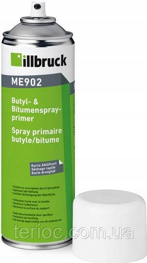 iLLBRUCK ME902 Butyl and bitumen primer - Бутил-бітумна аерозольна ґрунтовка, 500мл