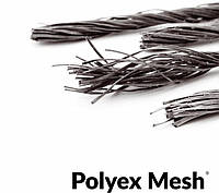 Фібра для бетону Polyex mesh 38 мм. 1 кг. Ко-полімерне Фіброволокно для стяжки Astra