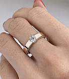 Срібна жіноча каблучка кільце з камнем 1086.10, фото 3