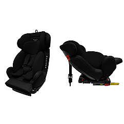 Автокрісло дитяче CARRELLO Quantum CRL-11803/3 Space Black група 0+1+2+3 система ISOFIX / сіре