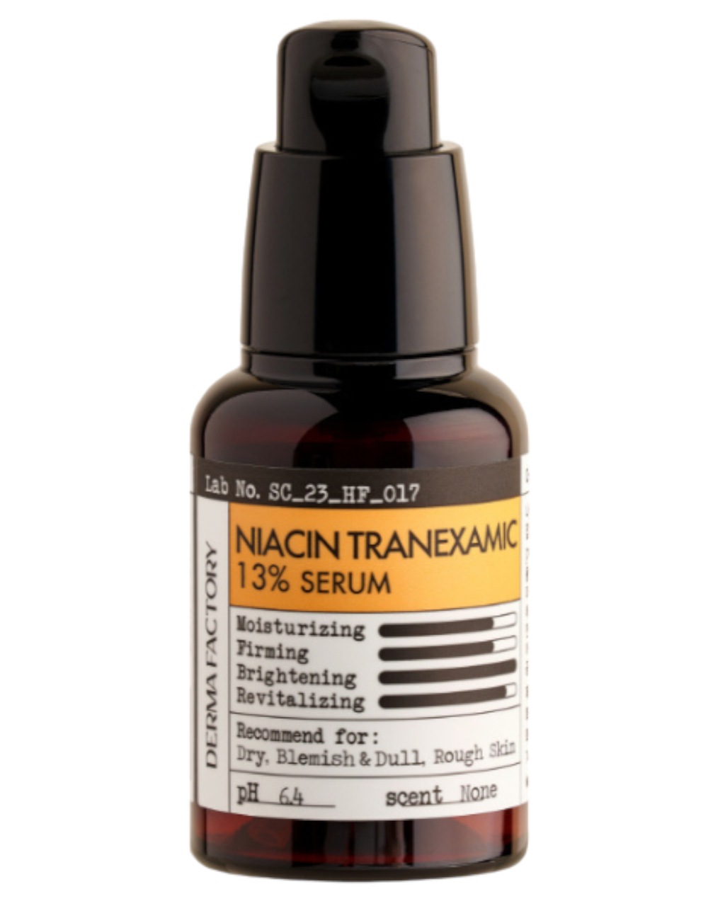 Освітлююча сироватка з ніацинамідом 10% і транексамовою кислотою 3% DERMA FACTORY Niacin Tranexamic 13% Serum