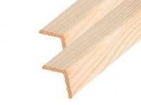 ✅ Високоякісний зовнішній дерев'яний шліфований куточок від виробника 20*20*3000 мм, смерека
