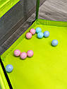 Манеж дитячий сухий басейн зелений + кульки, фото 8