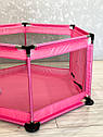 Манеж дитячий сухий басейн рожевий, фото 8
