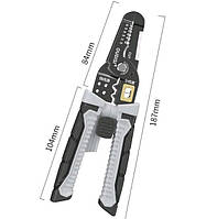 Многофункциональные обжимные клещи кусачки снятие изоляции черные