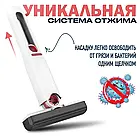 Портативна компактна міні швабра Mini Mop для миття вікон, щітка для миття автомобіля, для видалення шерсті, фото 6
