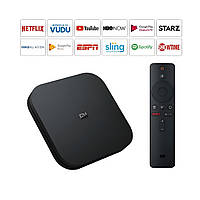 Android Smart TV приставка Xiaomi 4K Mi Box S Международная версия Цифровая Смарт ТВ приставка для телевизора