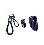 Чохол на смарт ключ карбон Volkswagen ID 3; 4; 5; 6; Golf ; Tiguan, фото 4