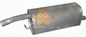 Глушник Ford Fiesta/Mazda 2 1.4 TDCi/CiTD 01-07 (виробництво Polmostrow Польща) №08.545