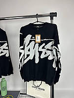 Мужской свитер от Stussy черно-белого цвета