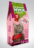 Сухий корм для кішок Муся 10кг зі смаком кролика