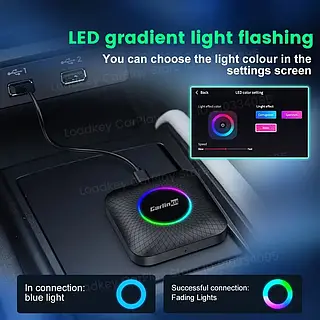 Приставка в авто Carlinkit TBox Ambient 8/128 Android 13.0