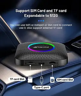＜新品未開封＞CarlinKit Ambient A13_8+128GB 031 Amazon.co.jp: CarlinKit Tbox Ambient 8+128GB Android13.0