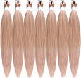 Канекалон Easy Braid однотонний беж блонд теплий Довжина 65 см Вага 90 грам Низькотемпературний 100-150 ° С 24#EZ, фото 5