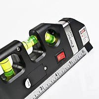 Уровень лазерный. Строительный лазерный уровень Laser Level Pro 3 UO-227 уровень со встроенной рулеткой