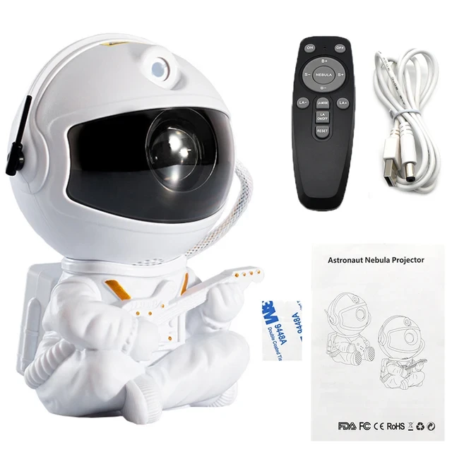 Нічник-проектор зоряного неба Космонавт сидить USB LY-352 D
