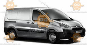 Ветровики Citroen Jumpy I фургон 1995-2007 (скотч) AV-Tuning