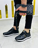 Мужские кроссовки повседневные Louis Vuitton (эко-кожа)