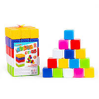 Детский набор "Кубики сити 45" 0419 "BAMSIC" 45 штук, в сетке
