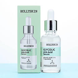 Сироватка для обличчя HOLLYSKIN Glycolic AHA Acid Serum 30мл