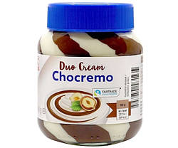 Упаковка 8 шт Шоколадно-горіхова паста Duo Cream Chocremo 750 г