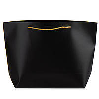 Подарочный пакет "Элегантный пакет", черный, 42*27 см Ku
