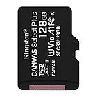 Картка пам'яті 128 ГБ U1 V10 microSD Kingston Canvas Select Plus SDCS2/128GBSP