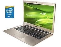 Ультрабук Acer Aspire S3 / 13.3" (1366x768) TN / Intel Core i7-2630QM (4 (8) ядра по 2.0 - | всё для тебя