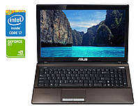 Ноутбук Asus K53SV / 15.6" (1366x768) TN / Intel Core i7-2630QM (4 (8) ядра по 2.0 - 2.9 GHz) / 8 GB DDR3 /